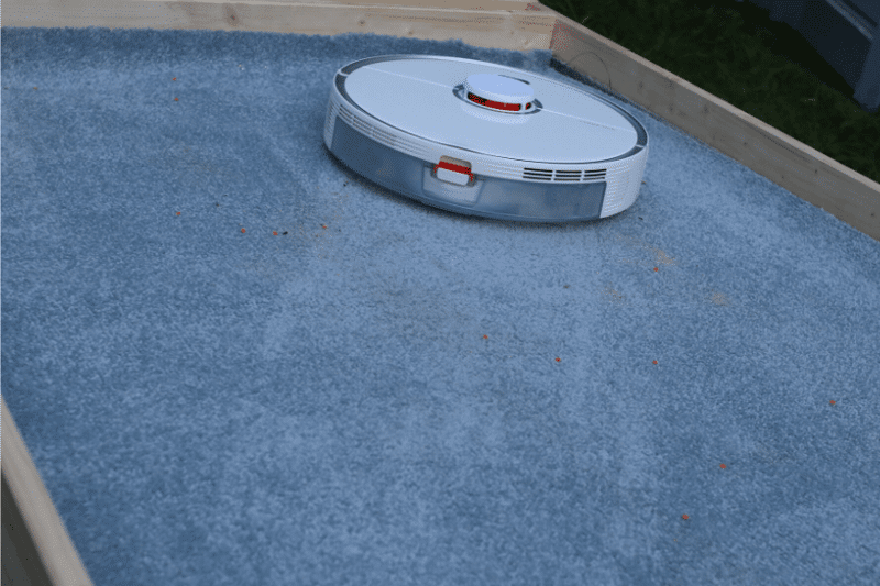 Résultat sable moquette poils longs Roborock S5 Max